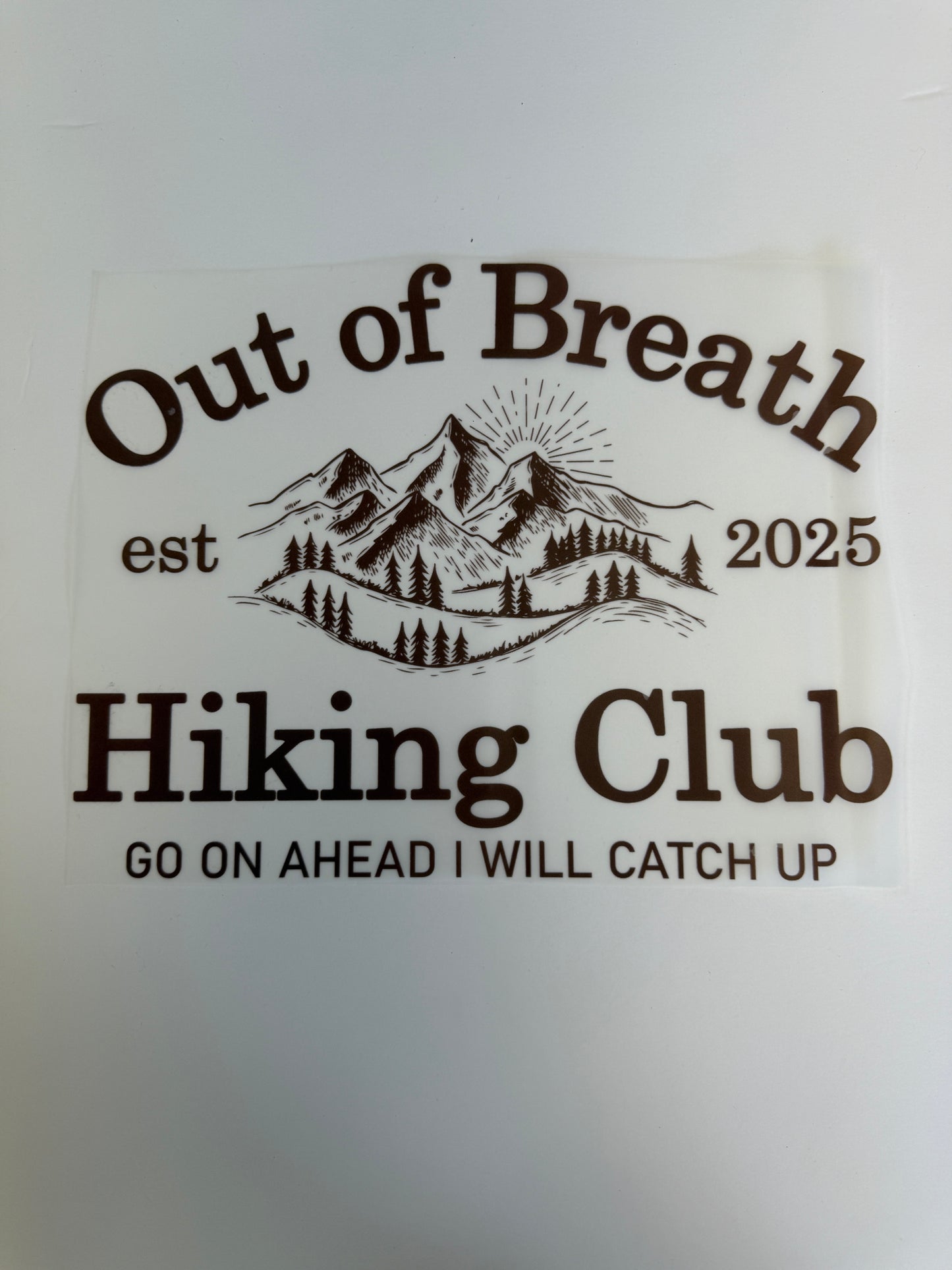 out of breath hiking club