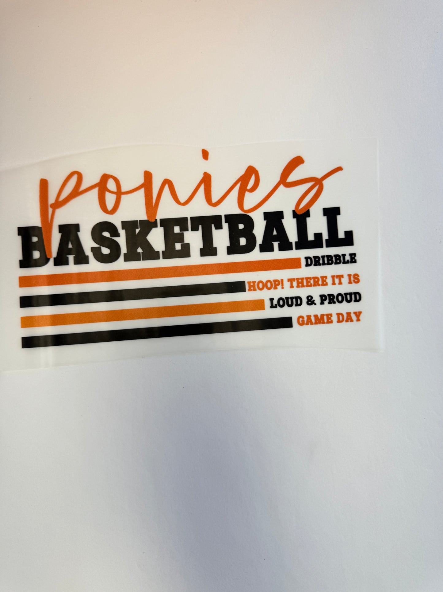 ponies basketball words