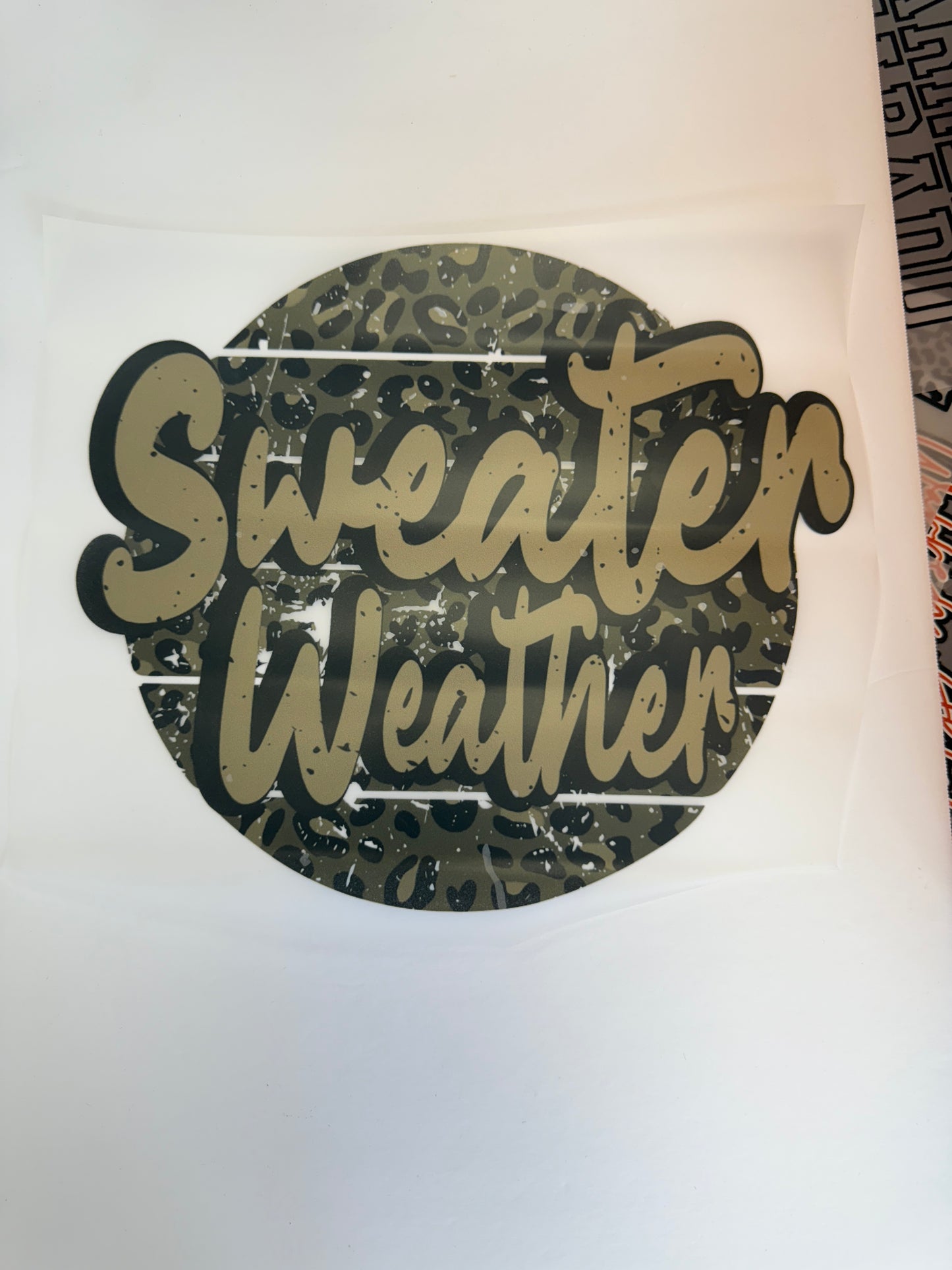 sweater weather leopard