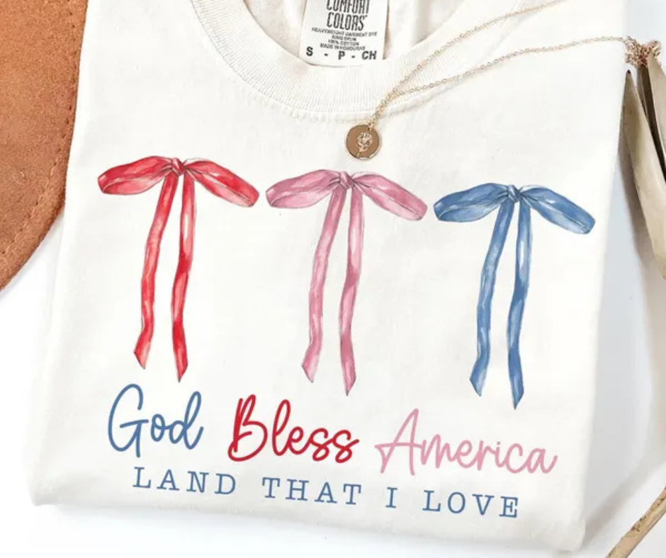 God bless America Bows