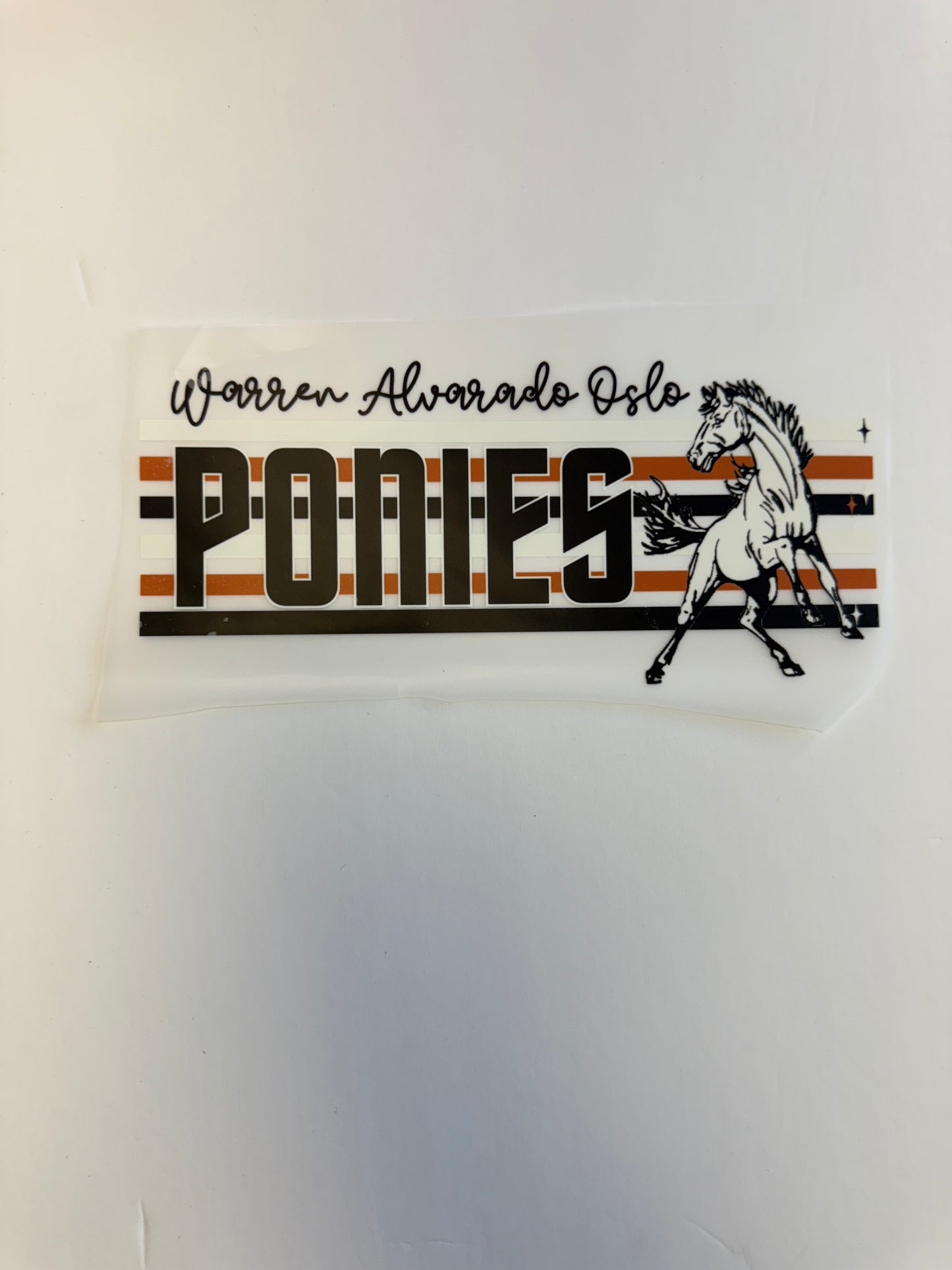 WAO Ponies (lines & stars)