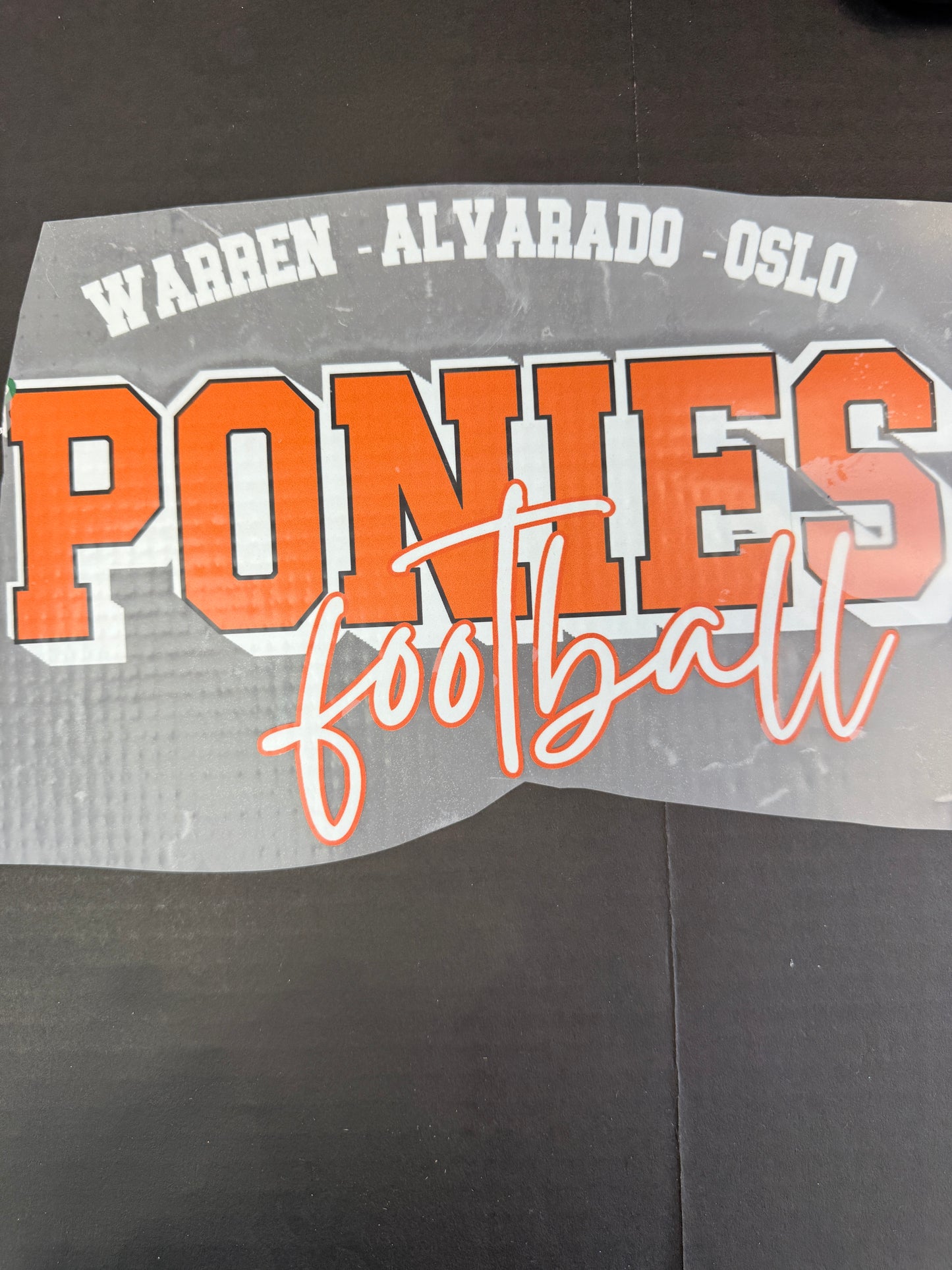 wao ponies football block&script