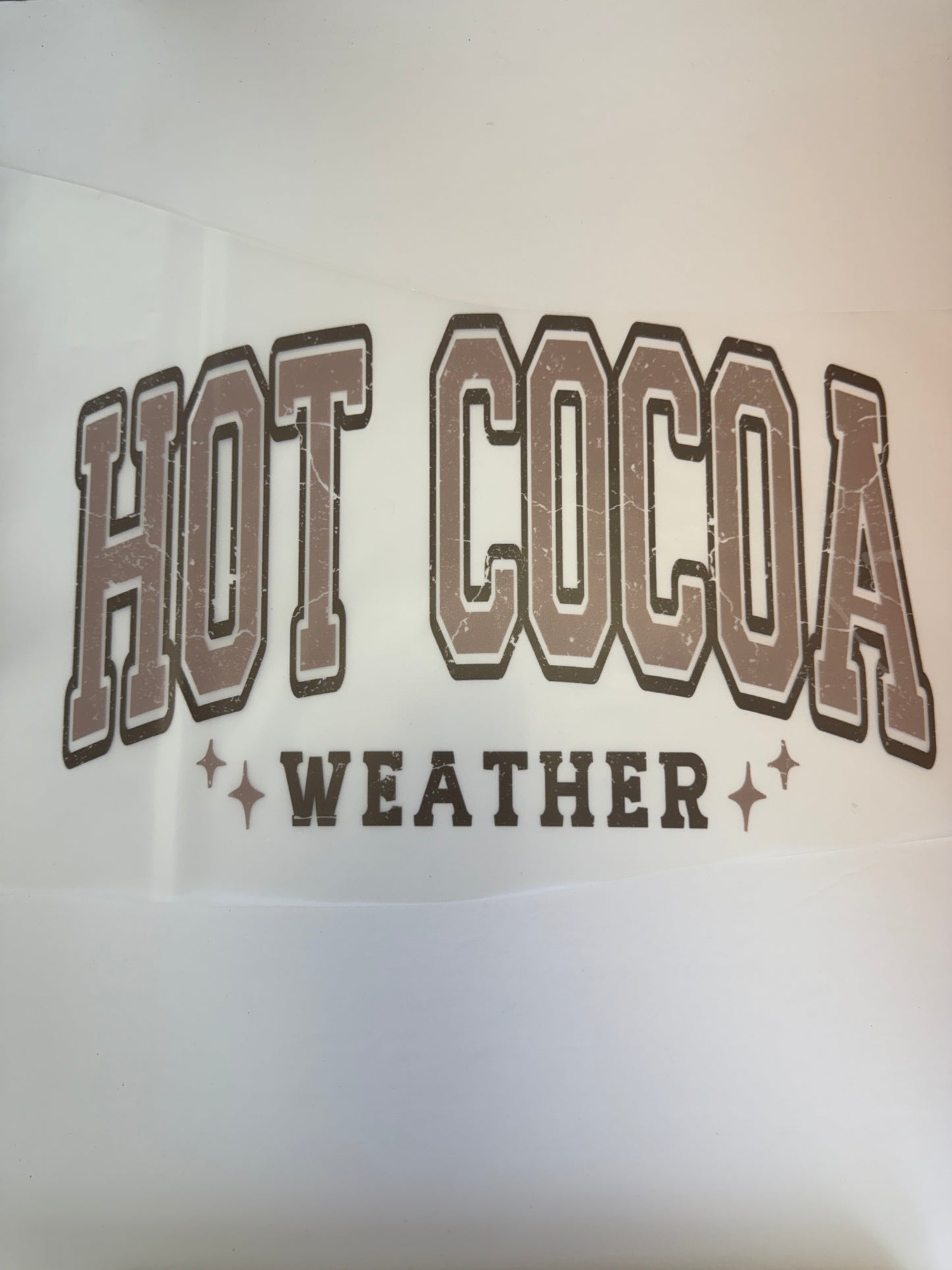 hot cocoa weather (brown)