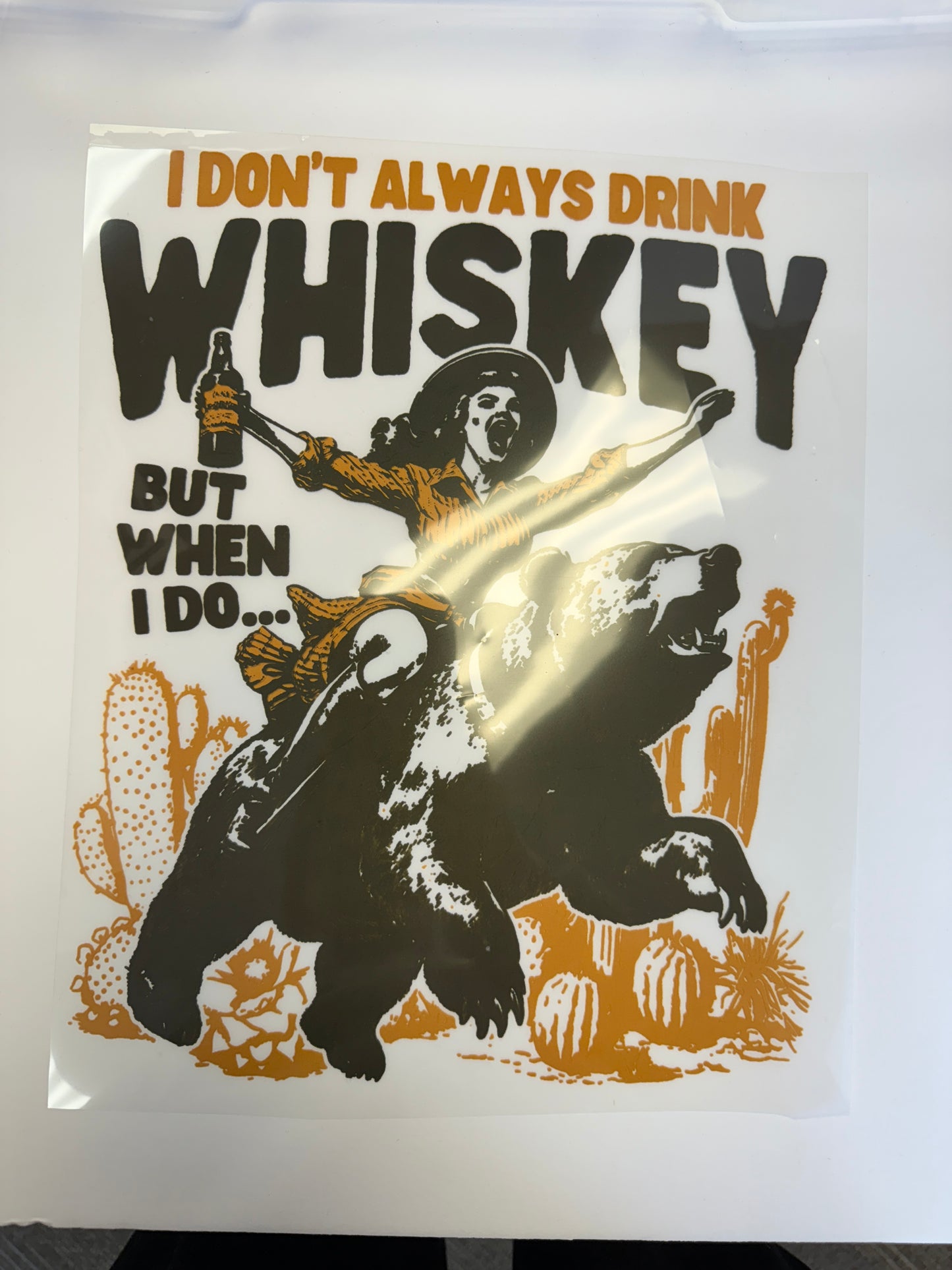 i dont always drink whiskey, but when i do