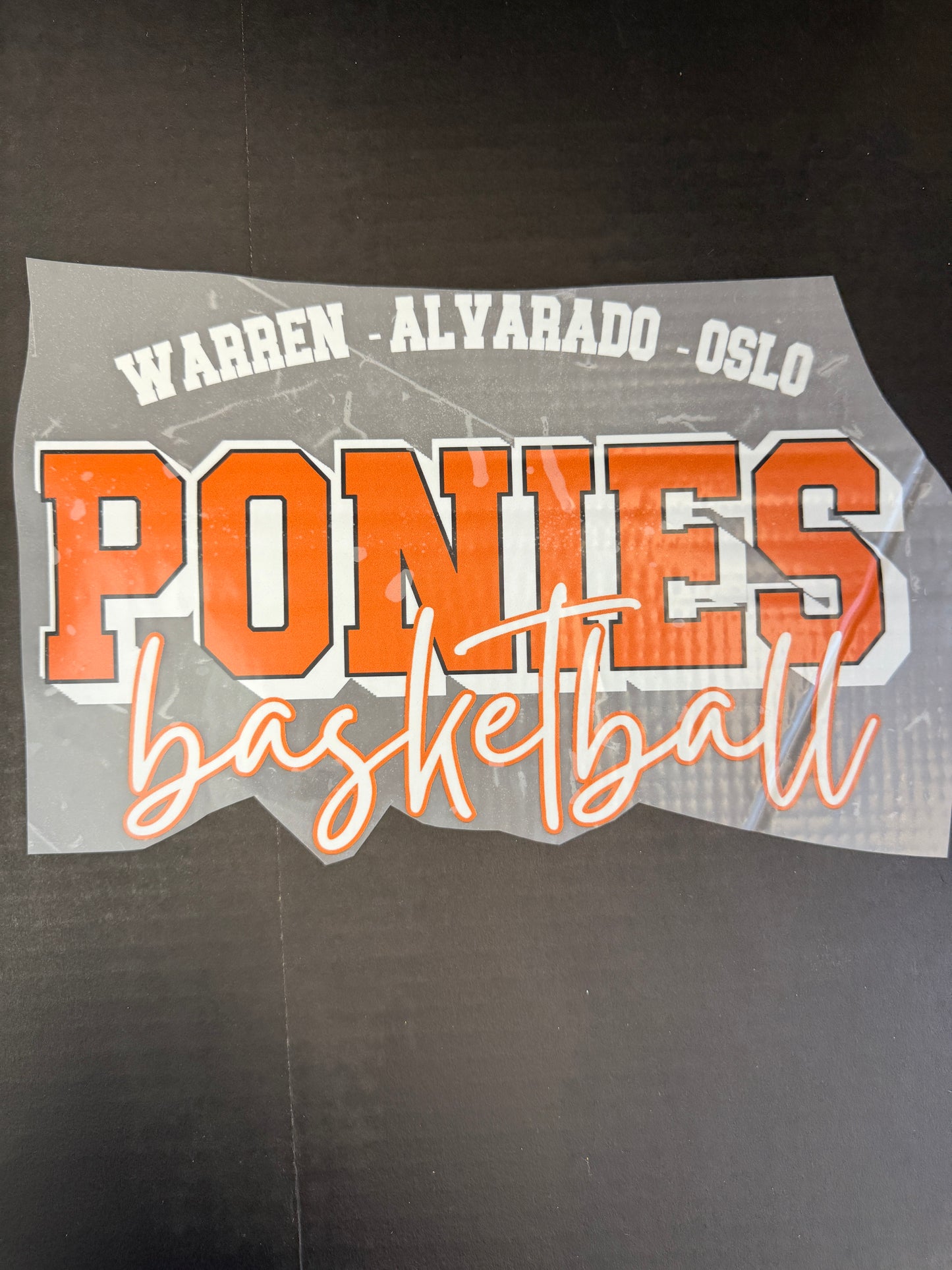 wao ponies basketball block&script