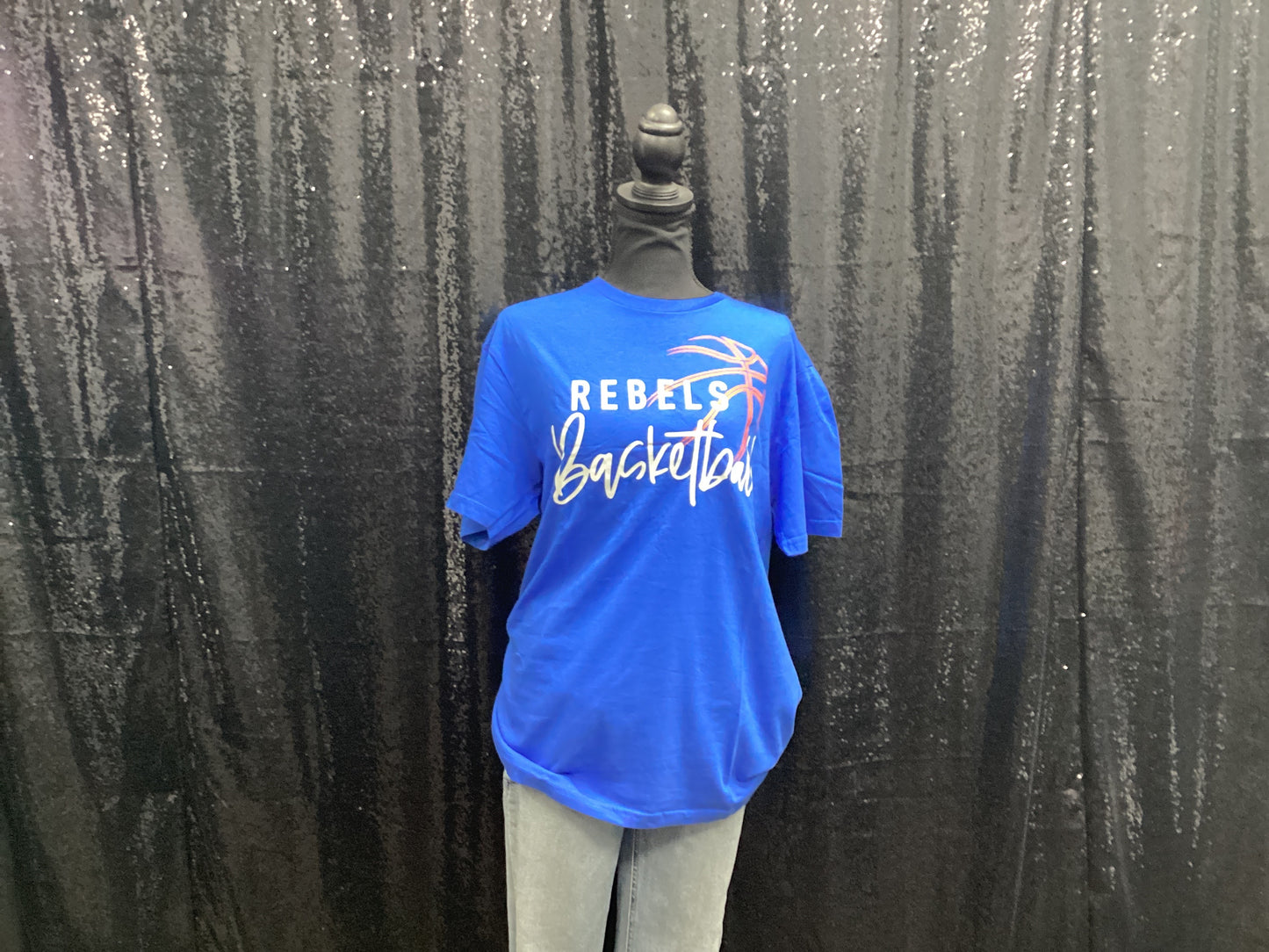 prowlers basketball - royal tshirt - MEDIUM