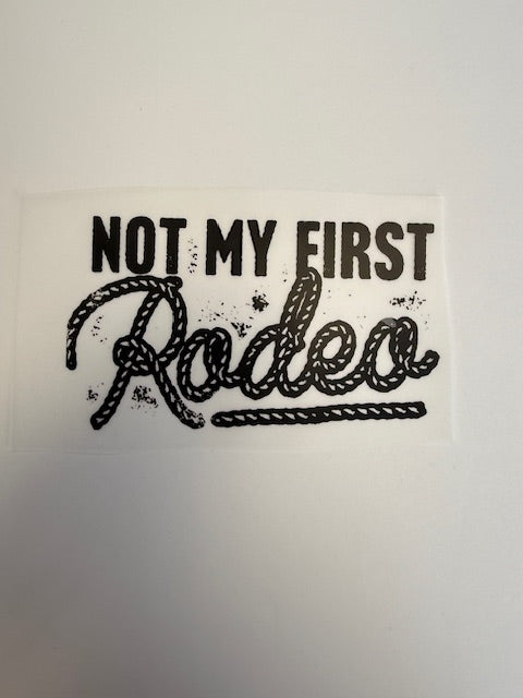 not my first rodeo