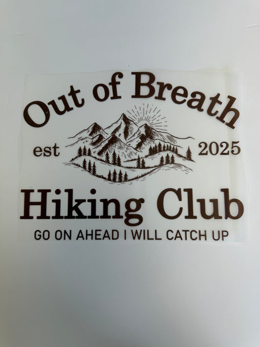out of breath hiking club
