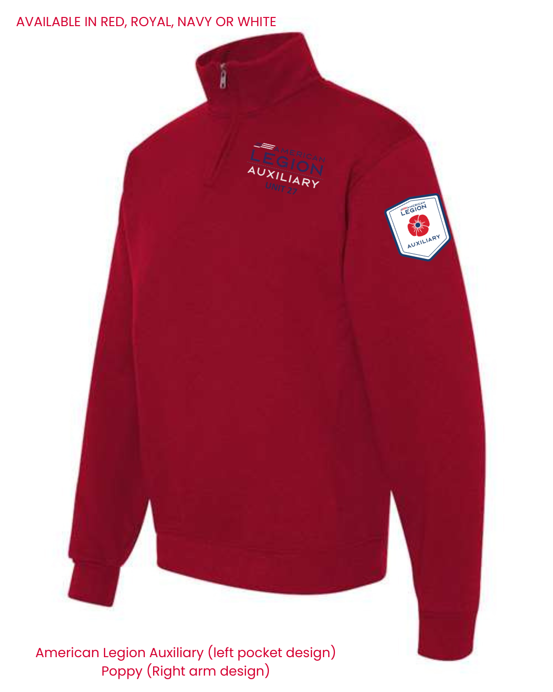 Auxiliary - quarter zip apparel