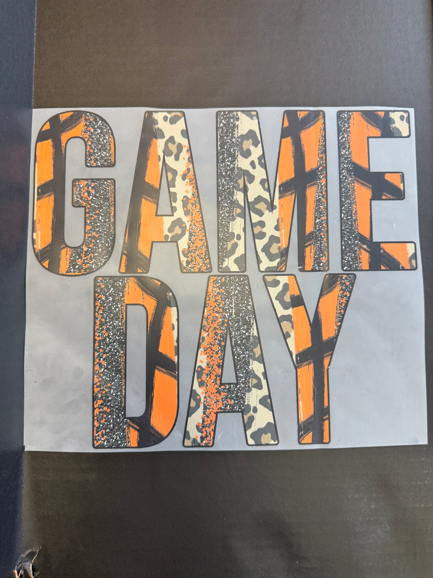 game day basketball leopard