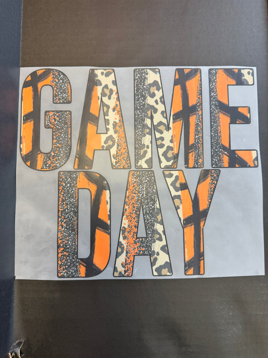 game day basketball leopard