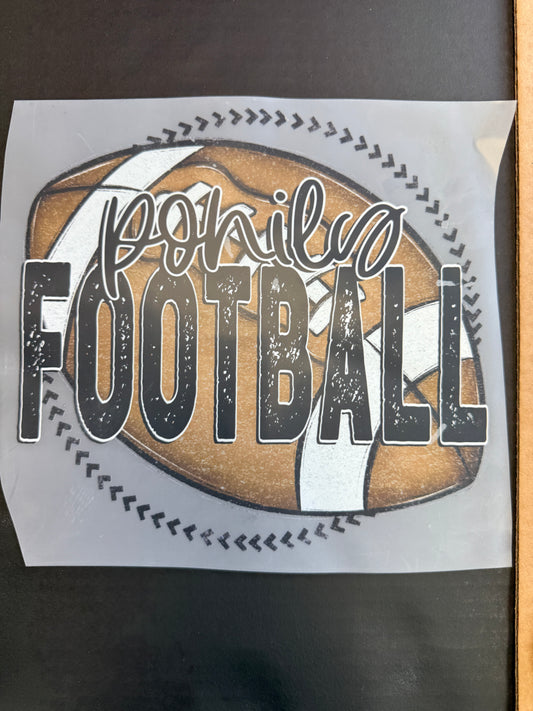 ponies football distressed