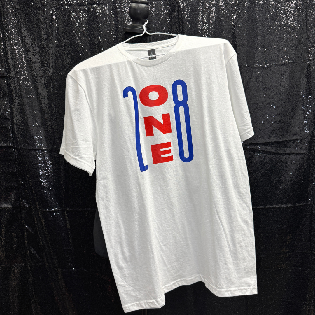 2 ONE 8 —  White TSHIRT MEDIUM