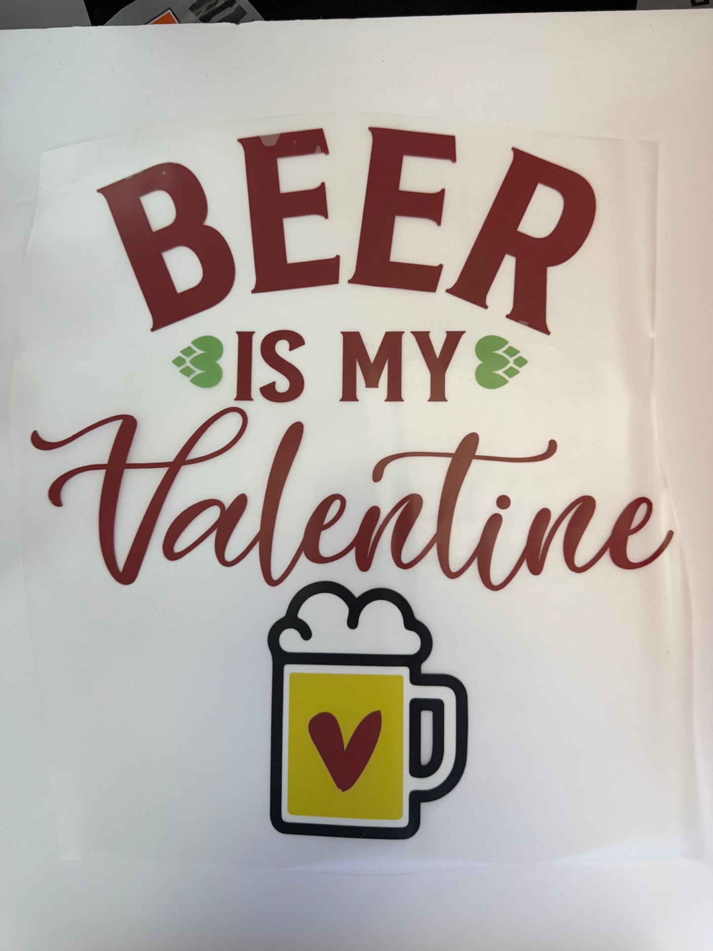 beer is my valentine