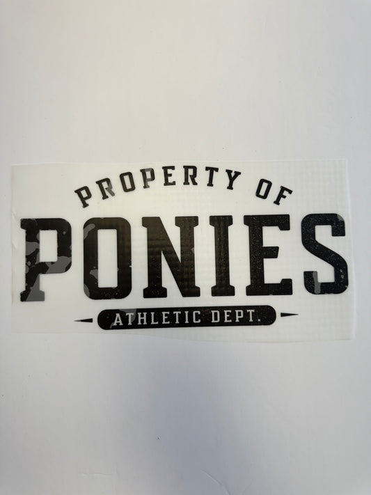 property of ponies (black)