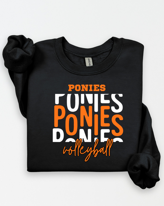 Ponies stacked VOLLEYBALL