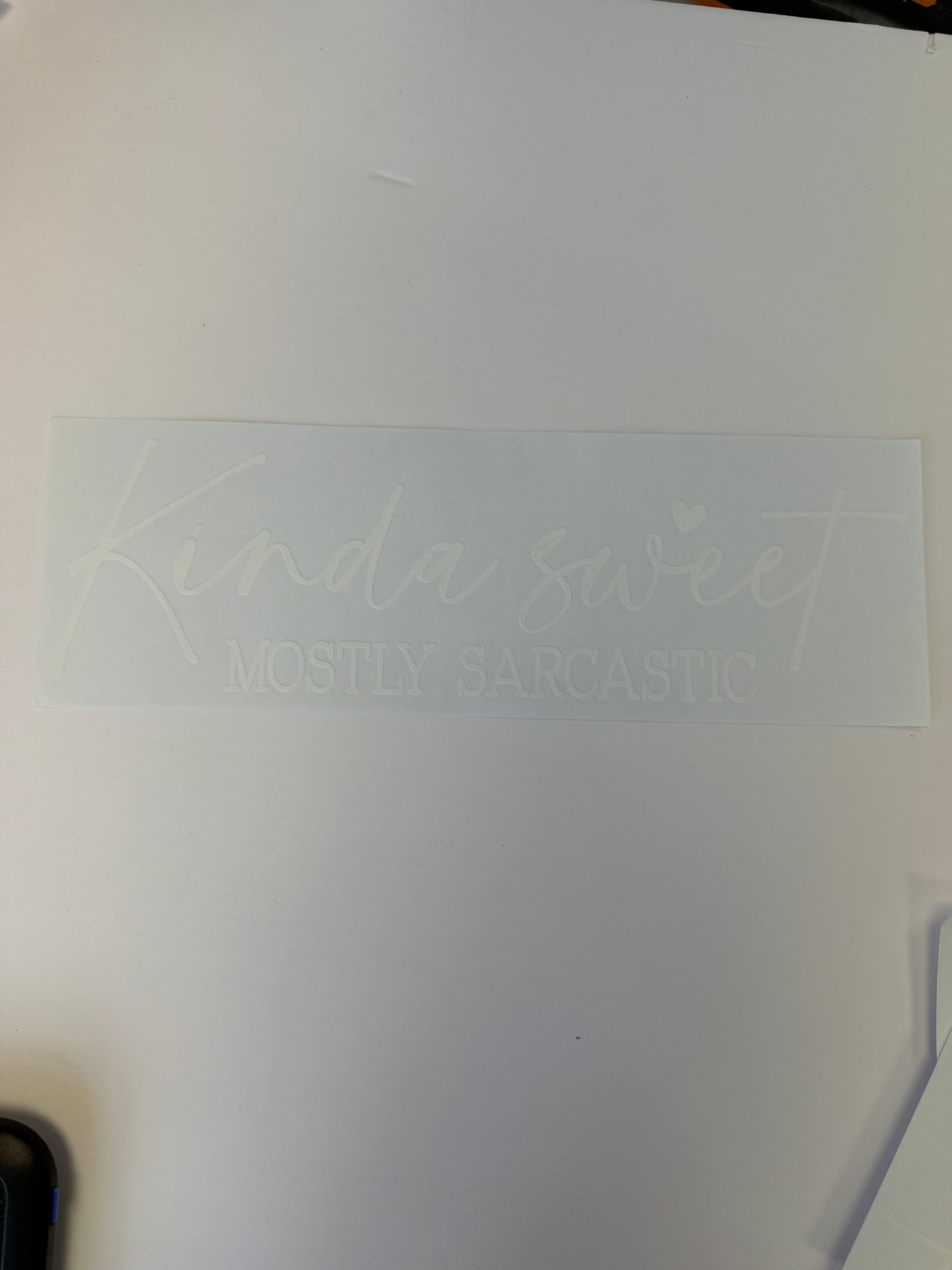 kinda sweet, mostly sarcastic