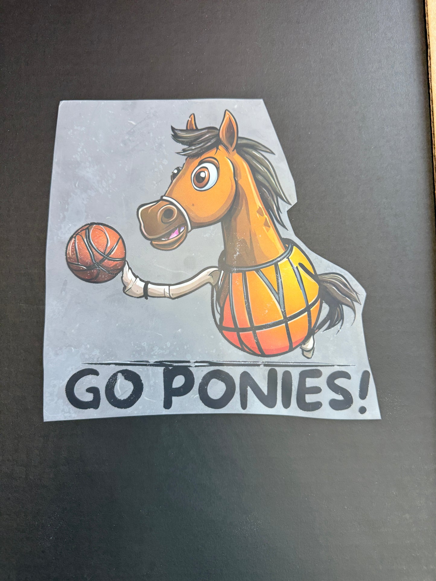 poniesbasketball horseman  (youth size only)
