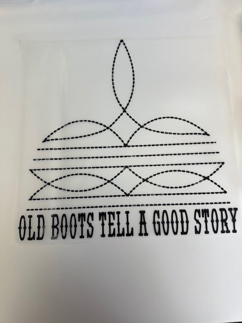 old boots tell a good story