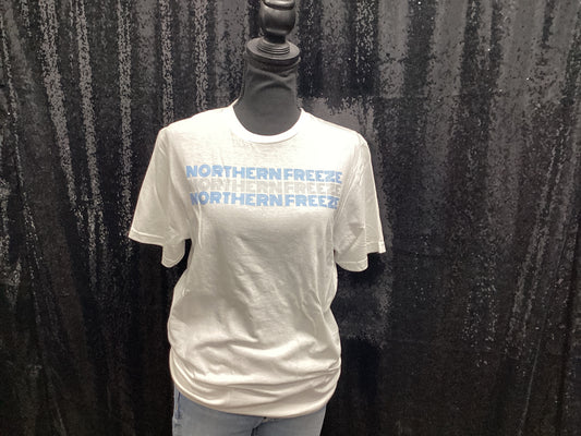 northern freeze - white tshirt - SMALL