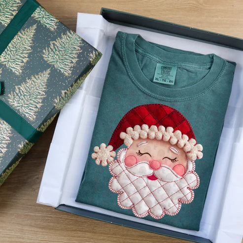 QUILTED PATCHWORK SANTA